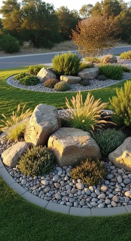 Decorative Rock Beds