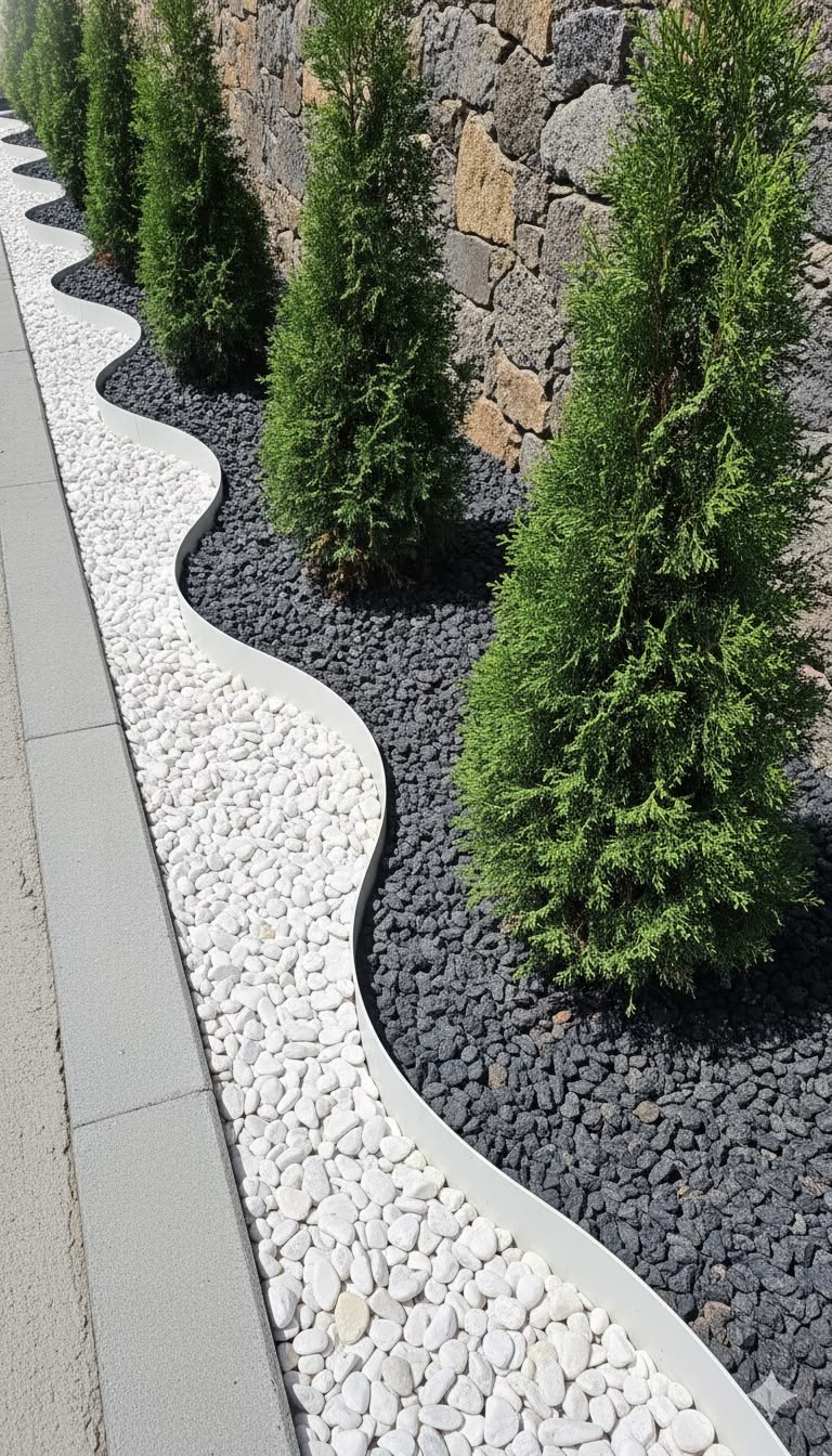 Modern Stone Borders